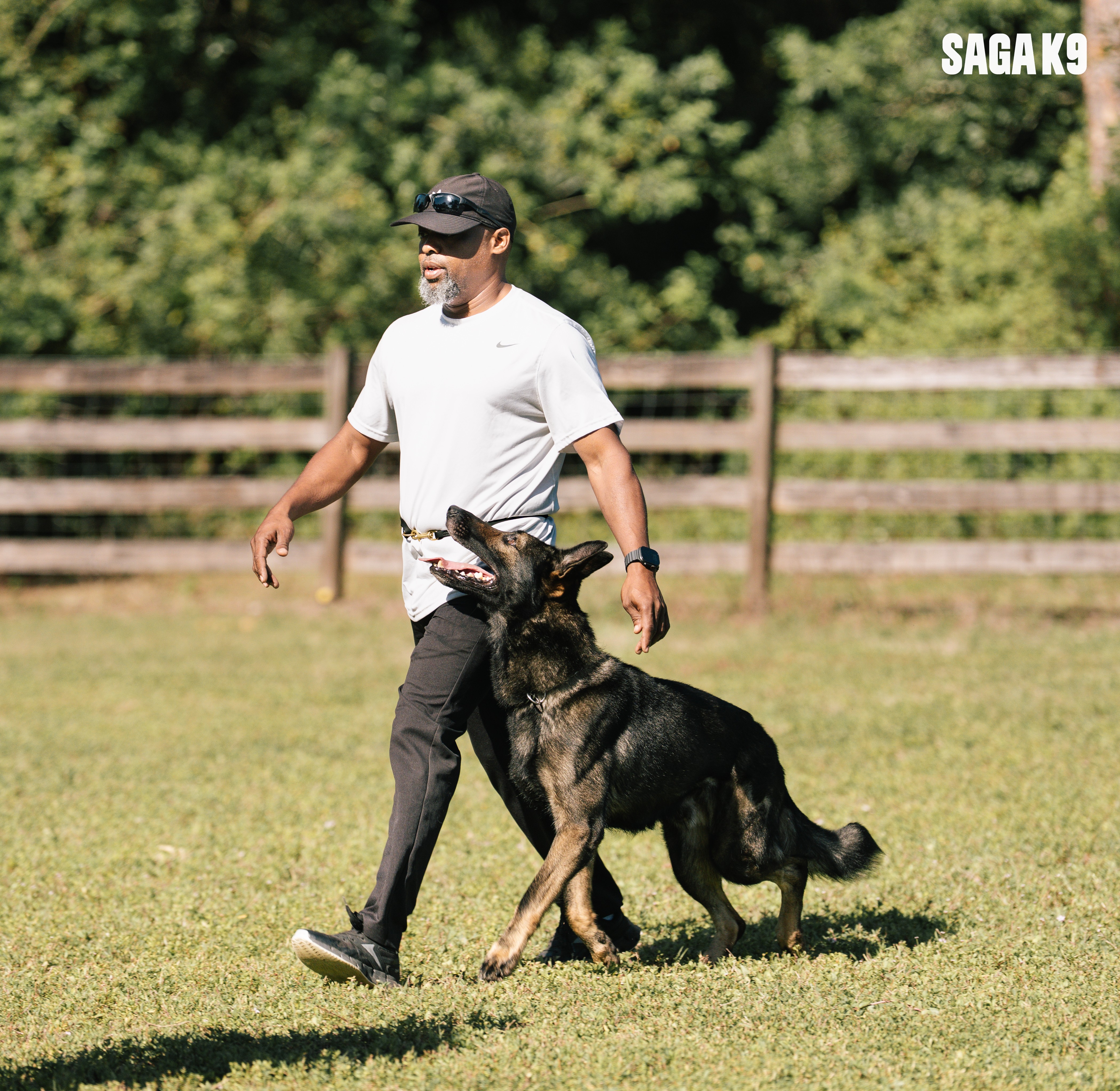 Jonathan heeling Enzo on field